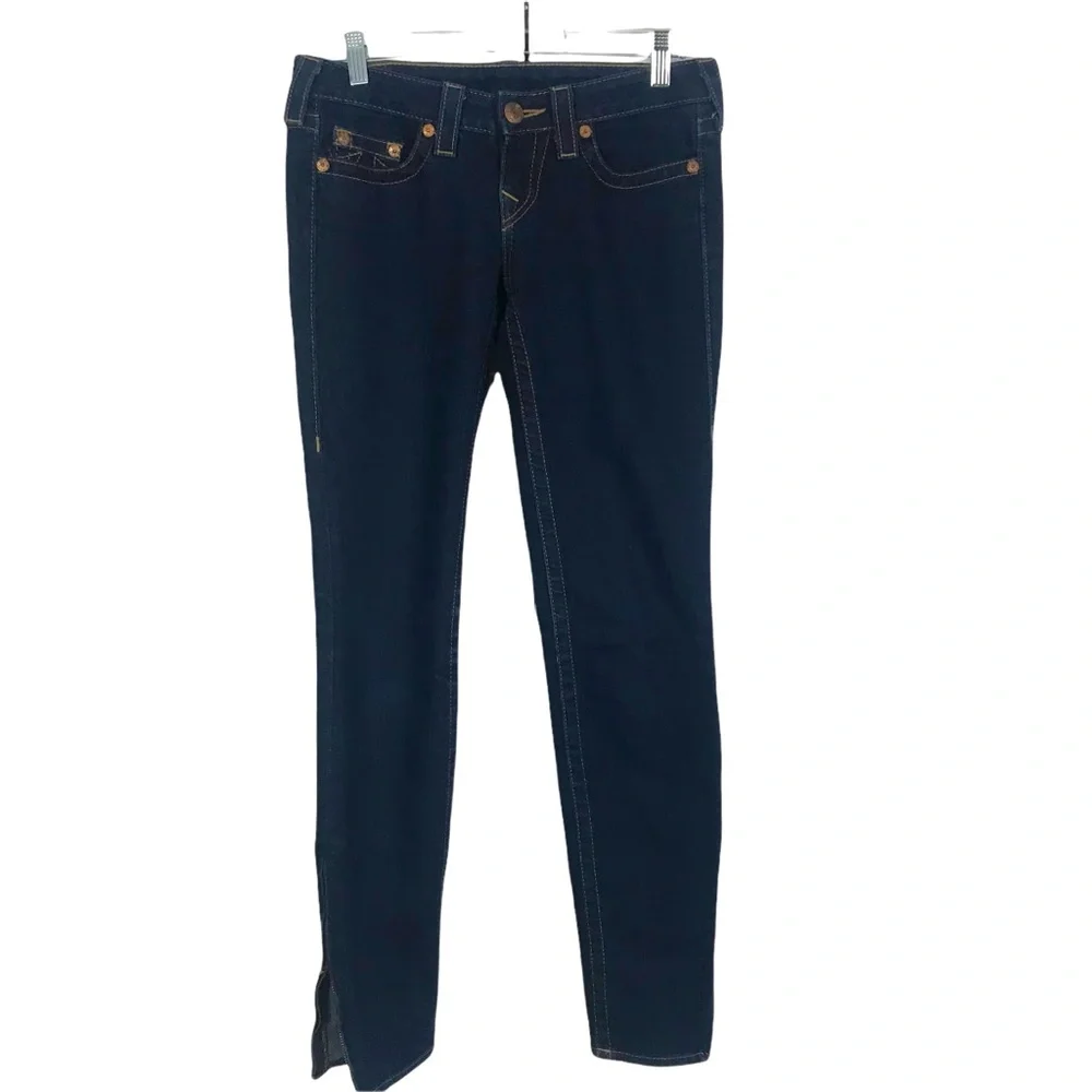 True Religion Ankle Zipper Skinny Jeans